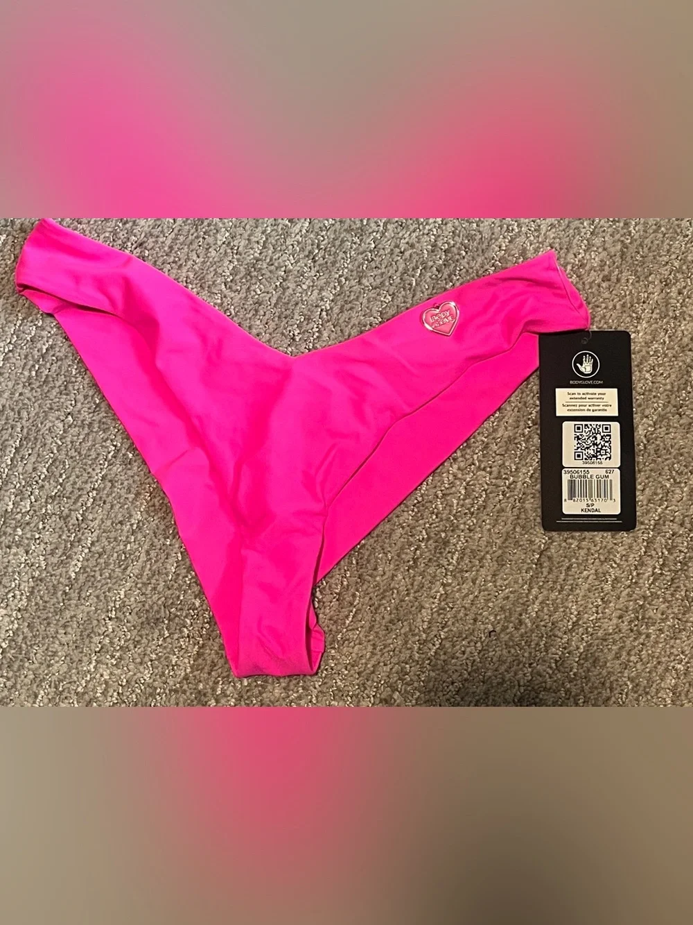 Standard Smoothies Kendal Solid High-Cut Cheeky Bikini Bottoms 1577/bb10-2